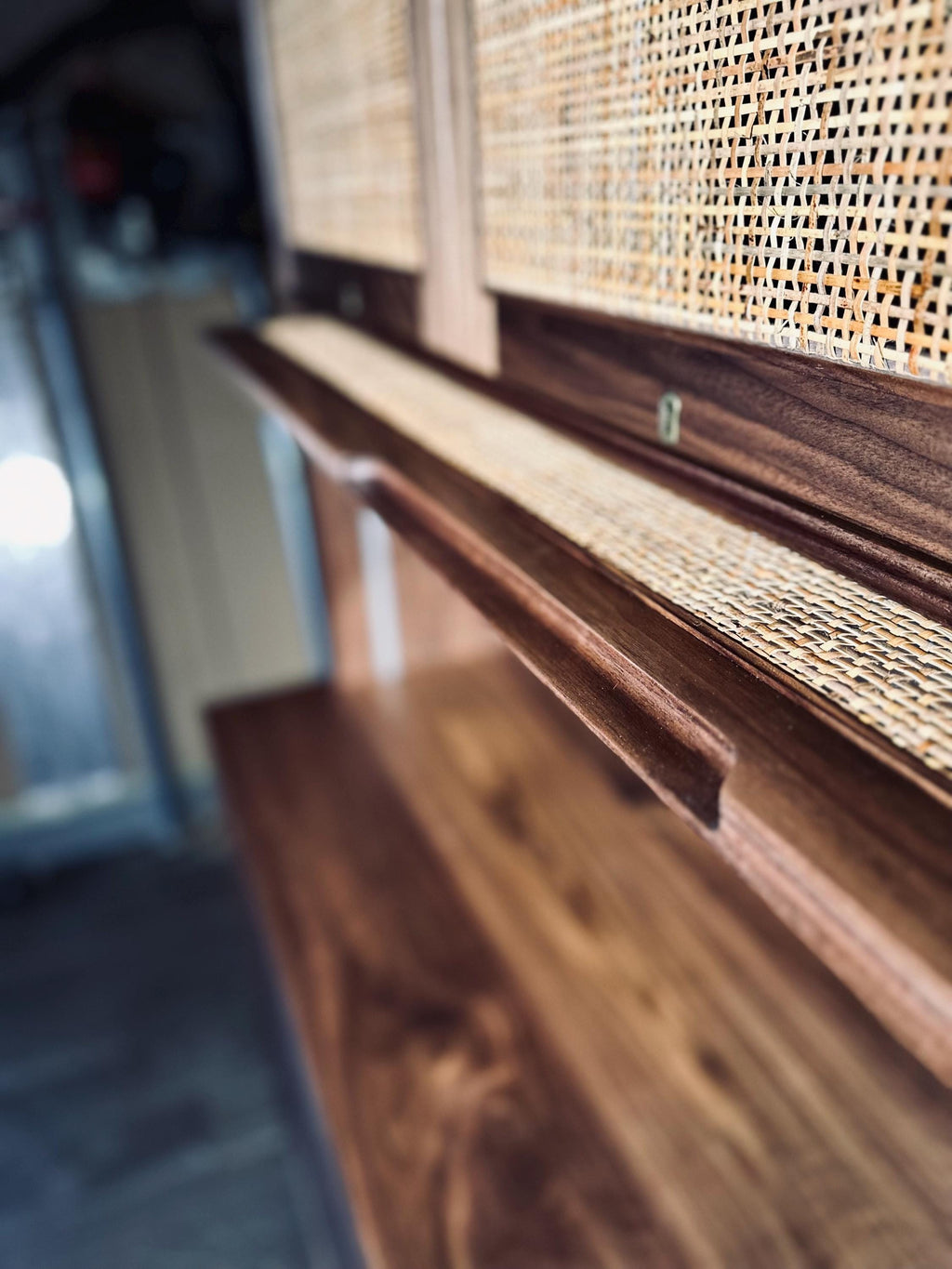 The Alpine Bar Cabinet - Luxury Walnut Liquor Cabinet