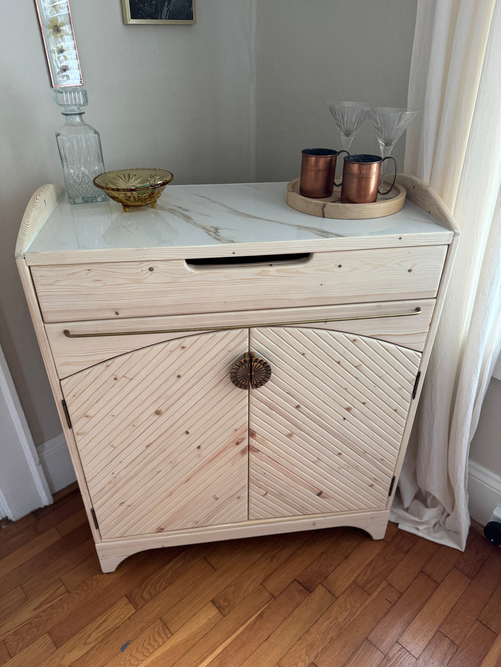 The Moab / Boho Chic Bar Cabinet