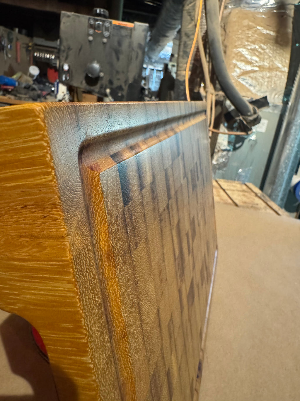 End Grain Teak Cutting Board - Premium Kitchen Board