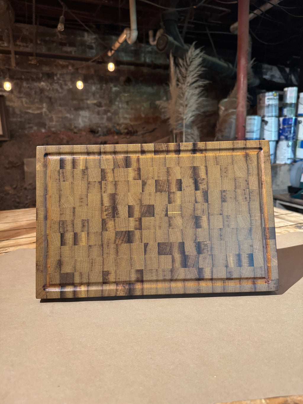 End Grain Teak Cutting Board - Premium Kitchen Board