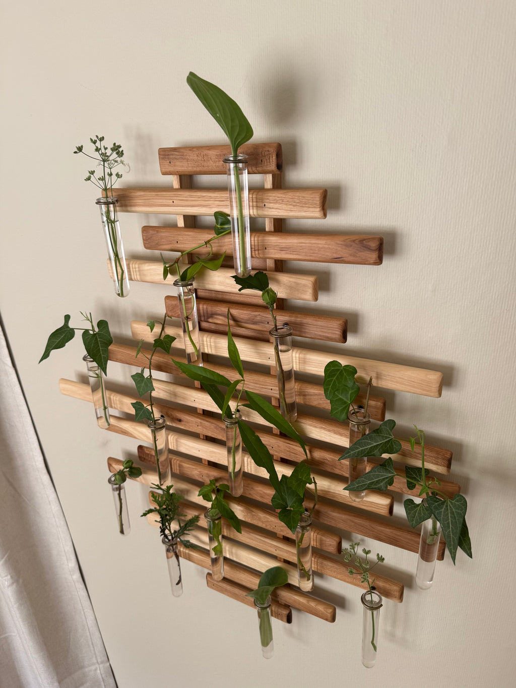 Plant Propagation Station Wall Art - Handmade Boho Decor