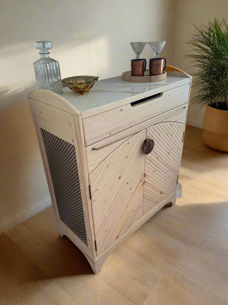 The Moab / Boho Chic Bar Cabinet
