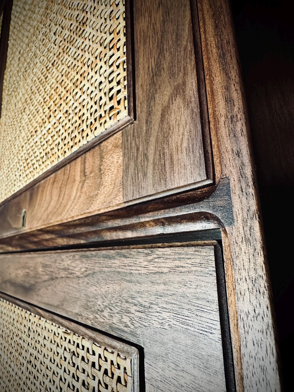 The Alpine Bar Cabinet - Luxury Walnut Liquor Cabinet