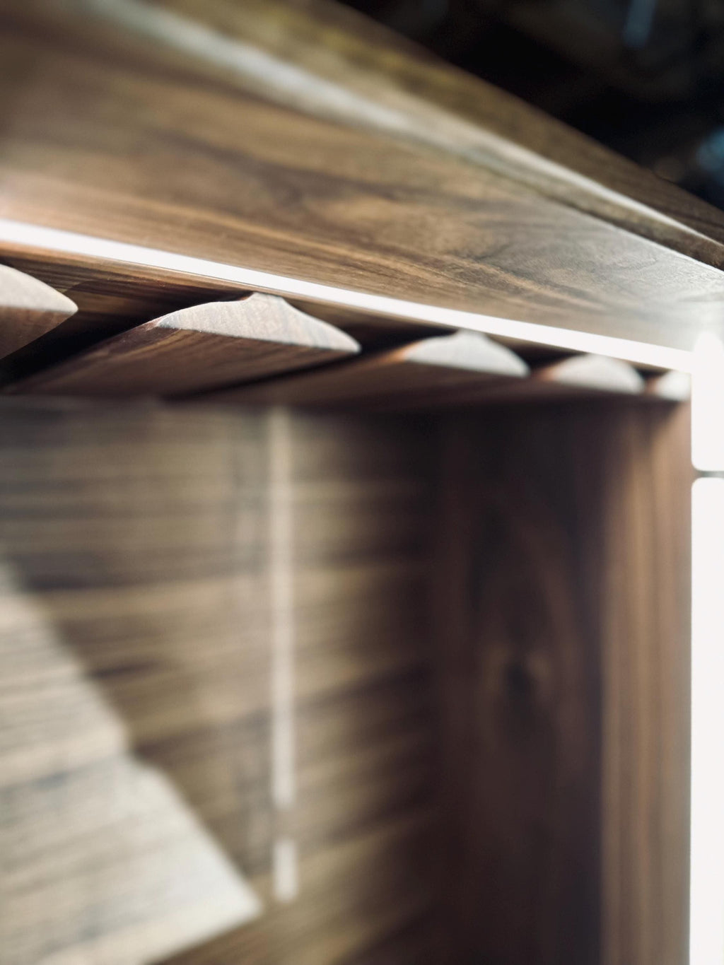 The Alpine Bar Cabinet - Luxury Walnut Liquor Cabinet